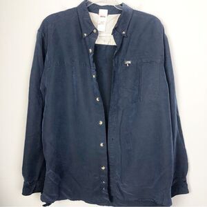 THE NORTH FACE | Navy Blue Long Sleeve Button Down Shirt Men’s Size Medium